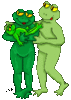 GIF animado (2482) Ranas romanticas