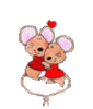GIF animado (2510) Ratones romanticos