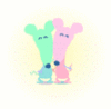 GIF animado (2512) Ratones romanticos