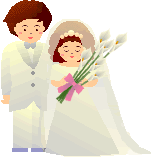 GIF animado (2904) Recien casados