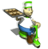GIF animado (814) Repartidor donuts
