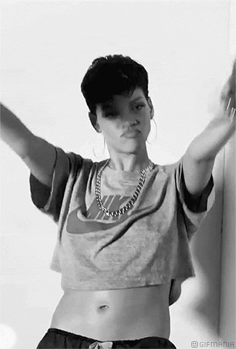 GIF animado (12160) Rihanna rapera