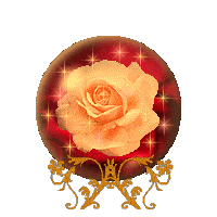 Imagen GIF de Rosa glitter animado