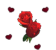 GIF animado (4465) Rosas rojas romanticas