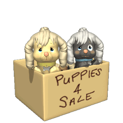 GIF animado (10638) Se venden cachorros
