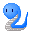 GIF animado (11334) Serpiente azul