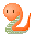 GIF animado (11352) Serpiente naranaja