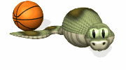 GIF animado (11353) Serpiente se ha comido una pelota