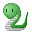 GIF animado (11355) Serpiente verde