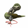 GIF animado (11357) Serpiente y raton