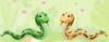 GIF animado (2525) Serpientes romanticas