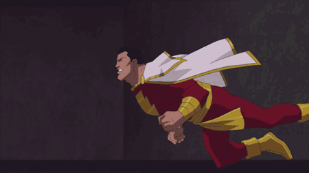 GIF animado (14363) Shazam capitan marvel
