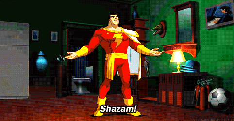 GIF animado (14364) Shazam capitan marvel