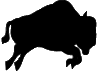 GIF animado (8769) Silueta bisonte