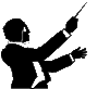 GIF animado (13010) Silueta director orquesta