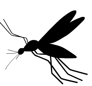 GIF animado (8554) Silueta mosquito