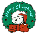 GIF animado (14269) Snoopy navidad