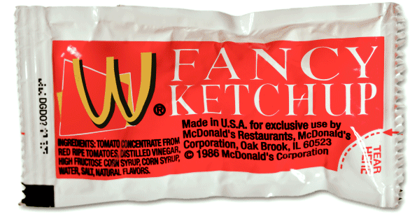 GIF animado (1499) Sobrecito ketchup de donalds