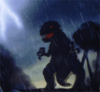 GIF animado (7610) Sombra tiranosaurio rex