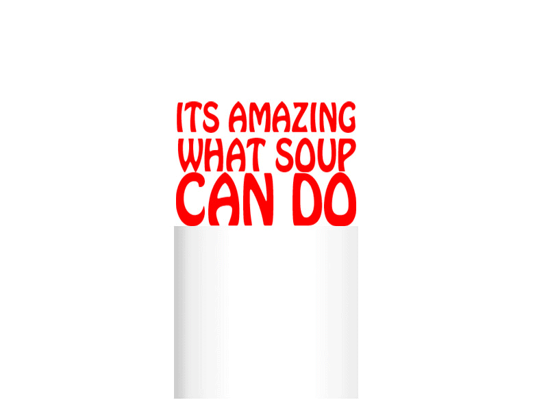 Imagen GIF de Sopa campbells animado