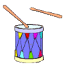 GIF animado (12902) Tambor