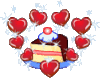 GIF animado (4130) Tarta amor