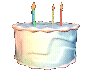 GIF animado (1003) Tarta con velas
