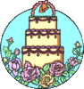 GIF animado (2927) Tarta nupcial