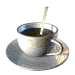 GIF animado (286) Taza de cafe con cucharilla