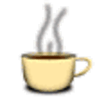 GIF animado (290) Taza de cafe humeante