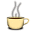 GIF animado (290) Taza de cafe humeante