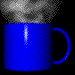 GIF animado (292) Taza de cafe humeante
