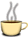 GIF animado (295) Taza de cafe humeante