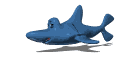 GIF animado (6517) Tiburon cazando un pez