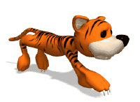 GIF animado (10050) Tigre corriendo
