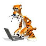GIF animado (10059) Tigre portatil