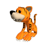 GIF animado (10063) Tigre sentado