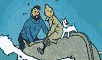 GIF animado (14671) Tintin capitan haddock