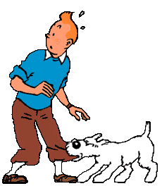 GIF animado (14675) Tintin milu