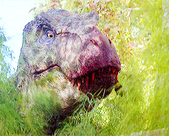 GIF animado (7627) Tiranosaurio rex comiendo