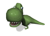 GIF animado (7614) Tiranosaurio rex d