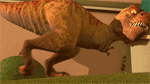 GIF animado (7628) Tiranosaurio rex dibujos animados