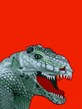 GIF animado (7631) Tiranosaurio rex feroz