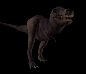GIF animado (7636) Tiranosaurio rex oscuro