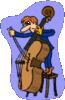 GIF animado (12955) Tocando violonchelo