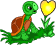 GIF animado (2527) Tortuga enamorada