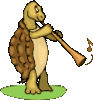 GIF animado (11402) Tortuga tocando musica