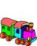 GIF animado (4140) Trenecito romantico