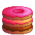 GIF animado (817) Tres donuts