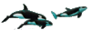 GIF animado (6242) Tres orcas